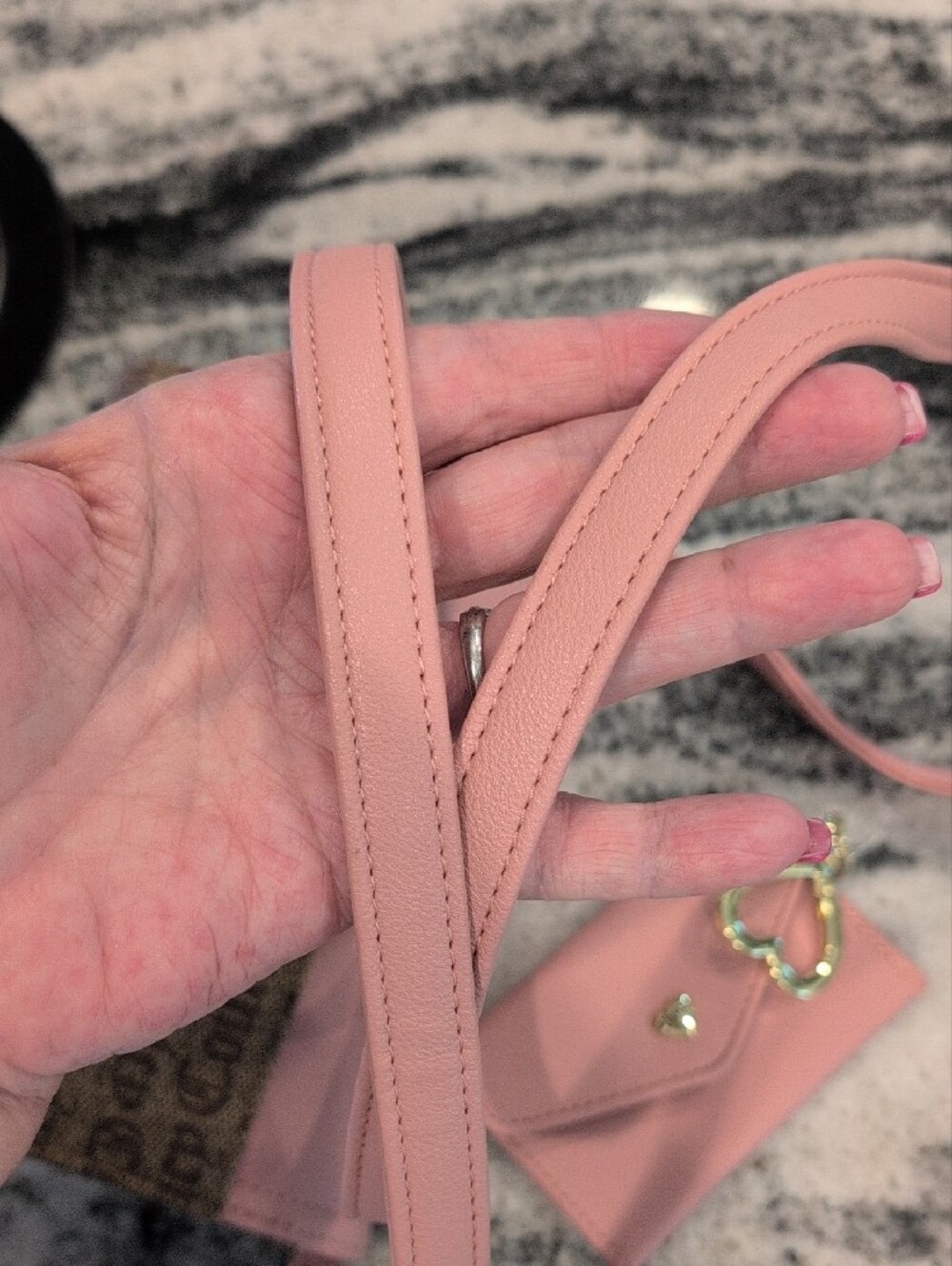 Juicy Couture Pink and Brown Crossbody Bag - Picture 5 of 5